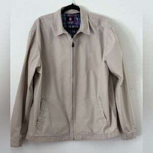 Chaps Classic Men’s Harrington Beige Jacket